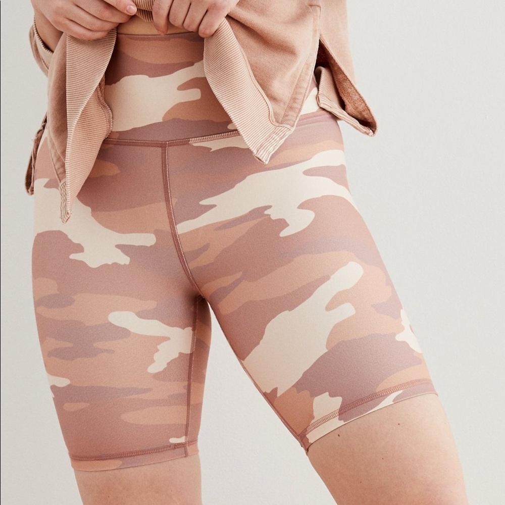 Aerie Camo Bike Shorts
